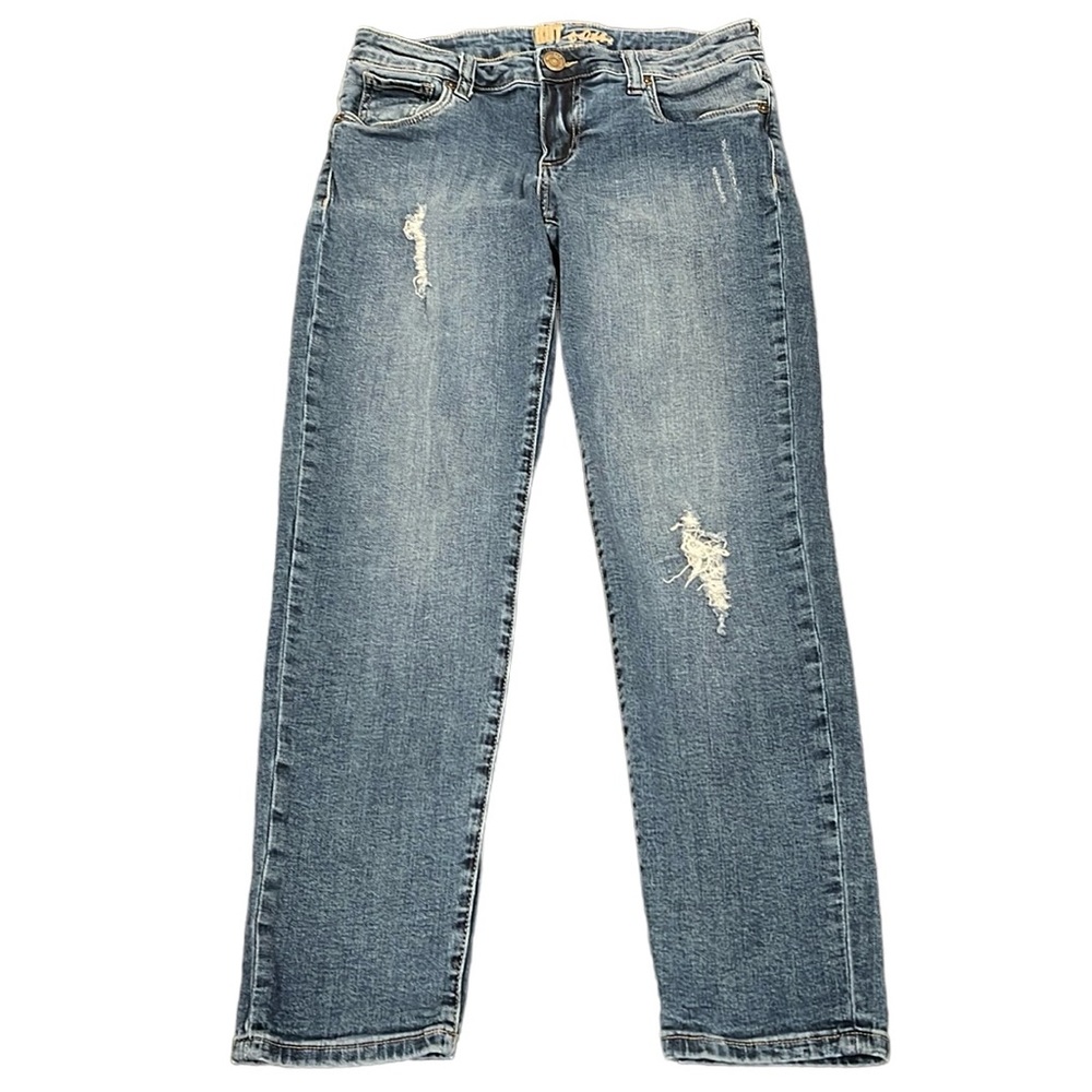 Kut From The Kloth Distressed Mid Rise Jeans Size 4